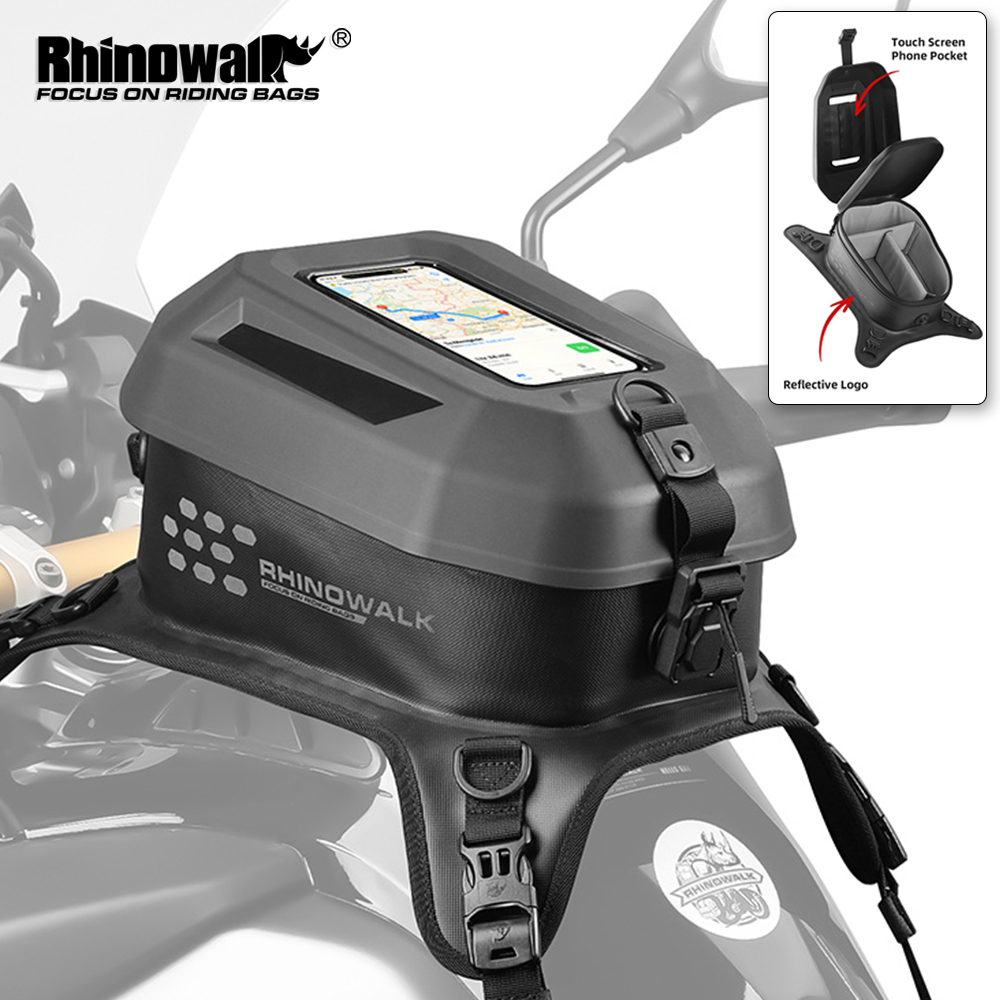 Drone Camera Waterproof - Rhinowalk Touch Screen Motorcycle Tank Bag