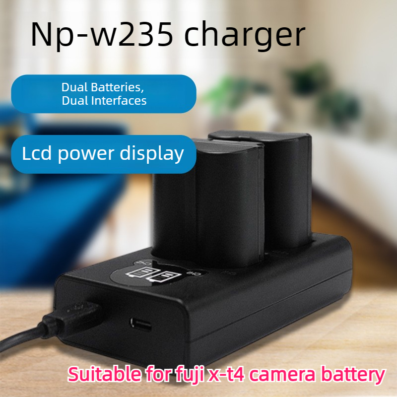 Drone Camera Action - 2200mAh NP-W235 NP W235 Battery LCD