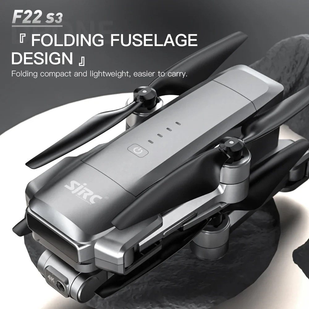 Drone Camera Action - SJRC F22 S3 pro Foldable RC