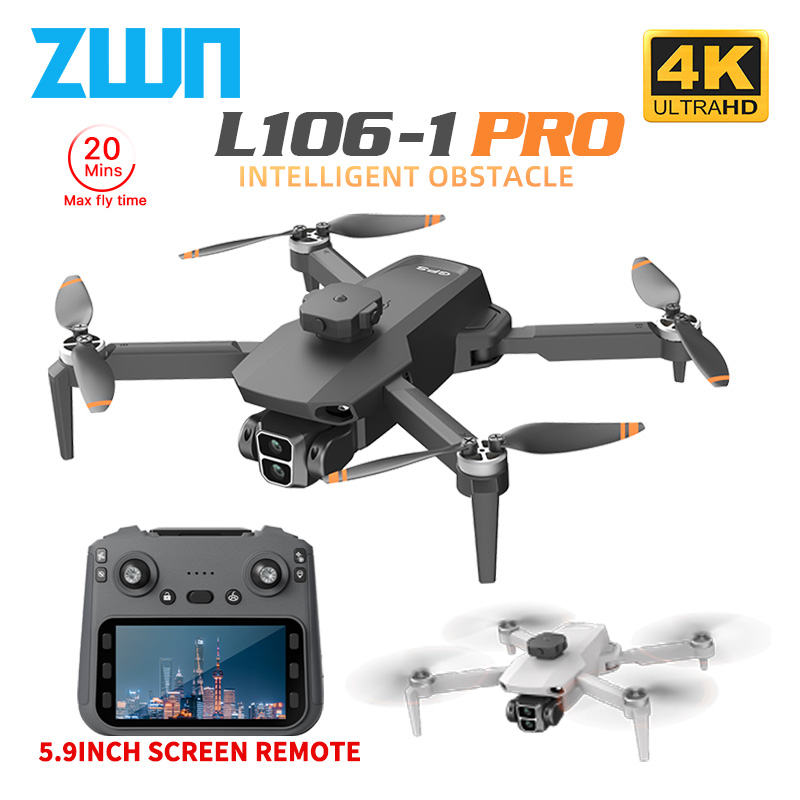 Drone Camera Professional - L106-1PRO GPS Professional Drone With 4K