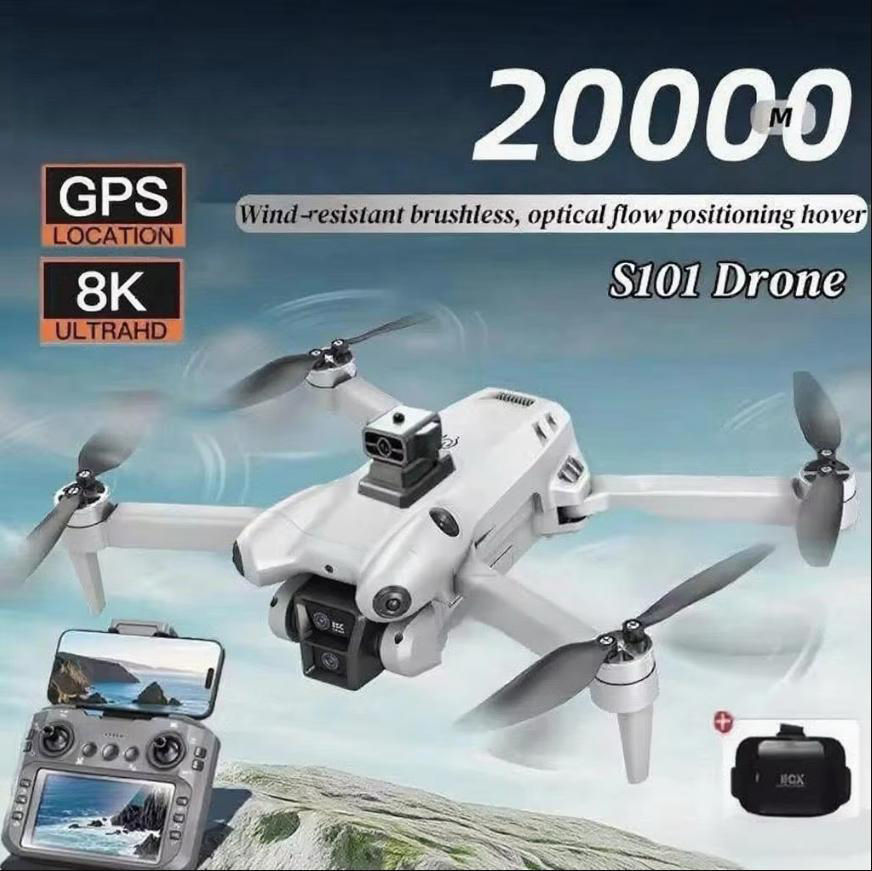 Drone Camera Wide Angle - S101 Drone 8K HD Professinal Dual