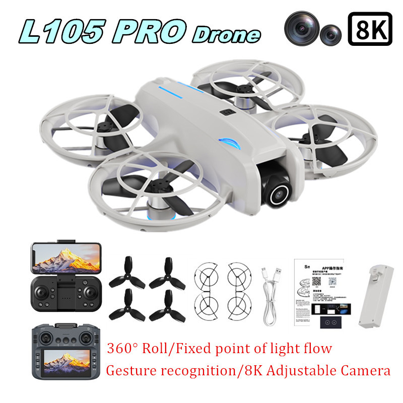 Drone Camera Professional - L105 PRO Drone Duel 8k Lens