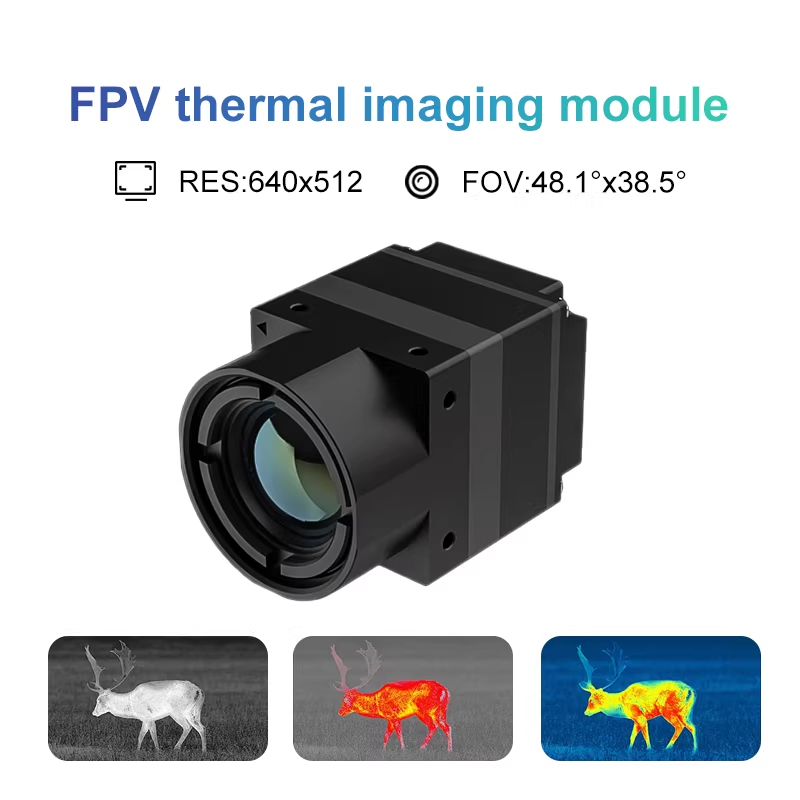 Drone Camera Thermal - FPV Thermal Camera CVBS Interface 256/384/640