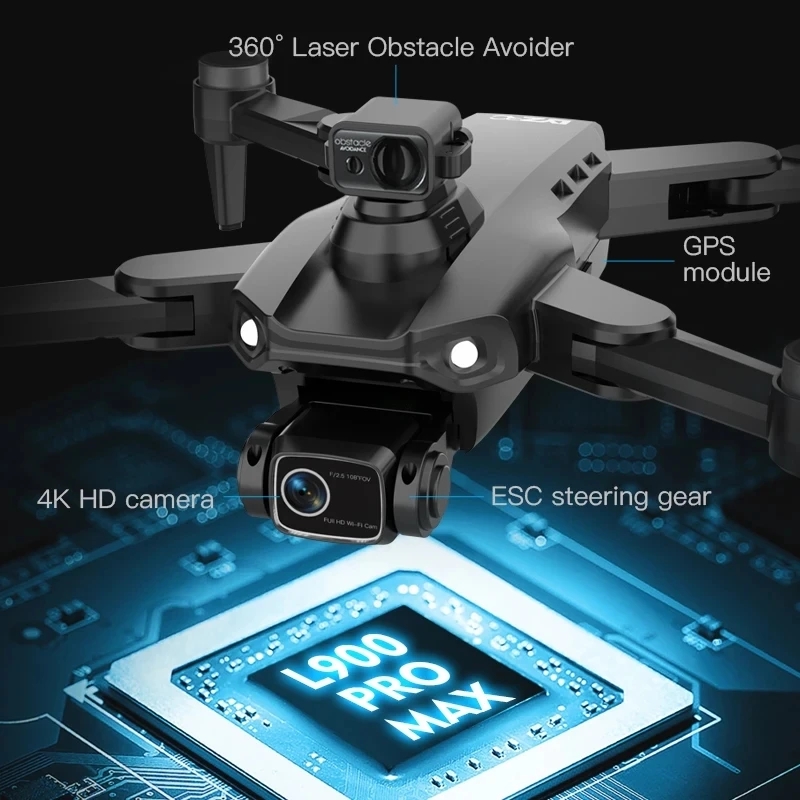 L900 Pro MAX GPS Drone 4K Prof - đánh giá và giá Drone Camera Night Vision