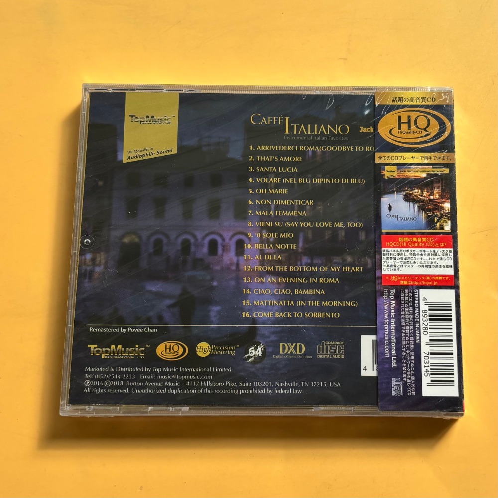 Ltalian Coffee Music CD Relaxi - đánh giá và giá Drone Camera Stabilized