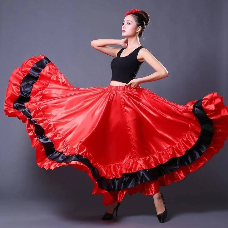 Skirt Gypsy Woman Spanish Flam - đánh giá và giá Drone Camera Stabilized