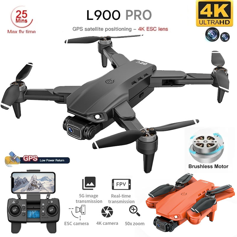 L900 Pro GPS Drone 4K Professi - đánh giá và giá Drone Camera Night Vision