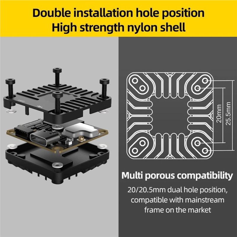 Heatsink Aluminum Parts Wide-A - đánh giá và giá Drone Camera Case