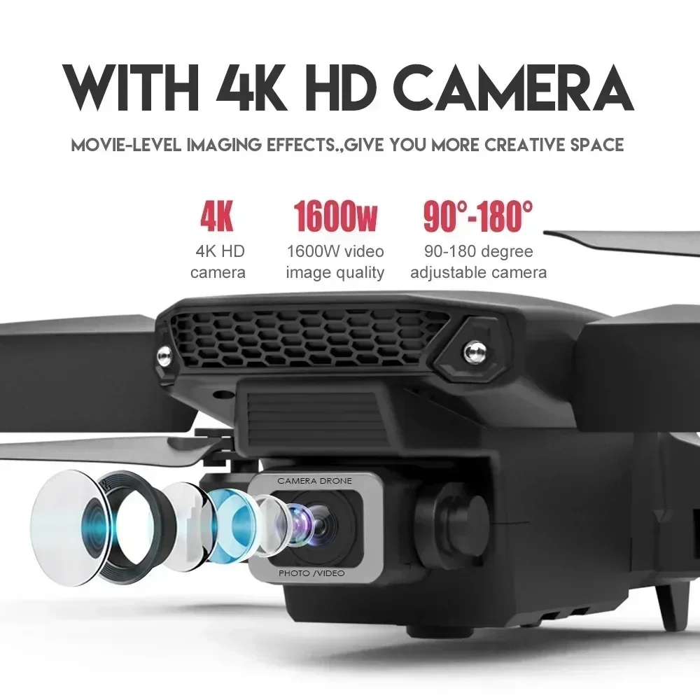 E88 Pro WIFI FPV Drone Wide An - đánh giá và giá Drone Camera Wide Angle