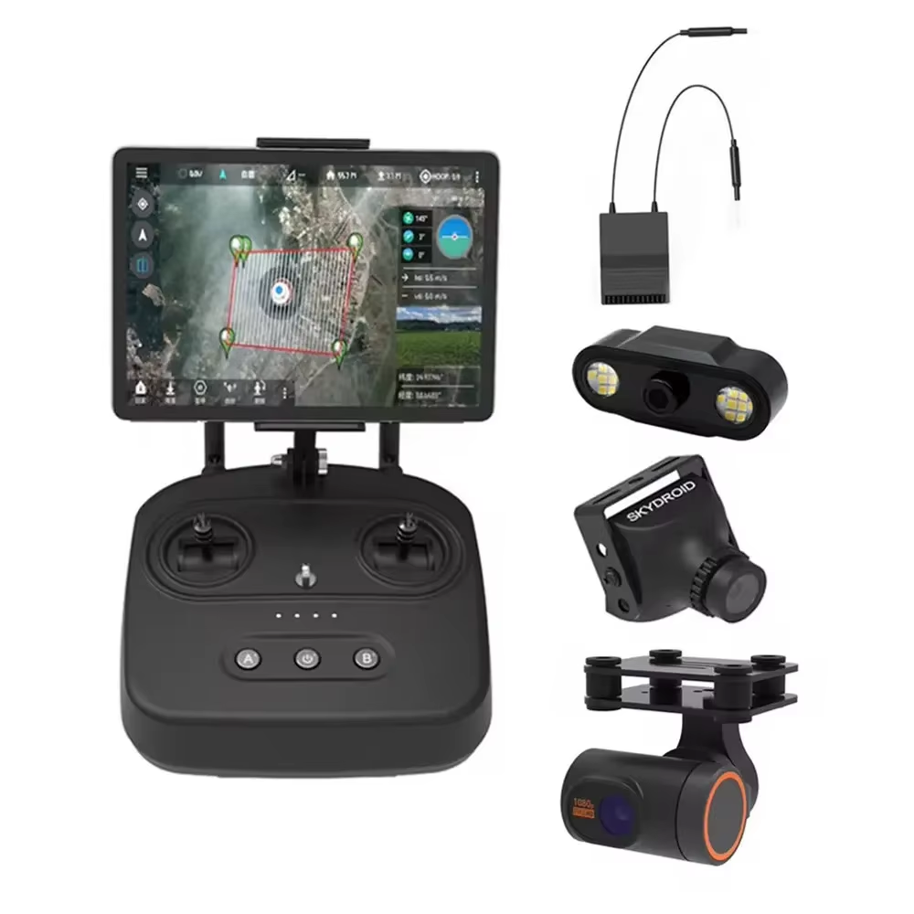 Skydroid T10 Remote Control Mi - đánh giá và giá Drone Camera Case