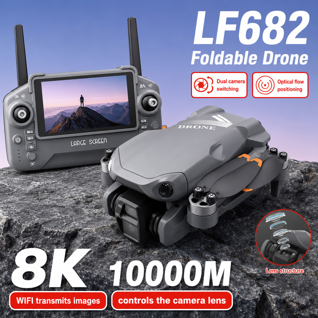 Aerial Photo LF682 Drone 8K HD - đánh giá và giá Drone Camera Night Vision