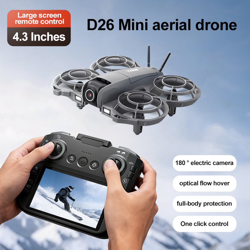 D26 Drone 4K Aerial HD 180° Ca - đánh giá và giá Drone Camera With Gimbal