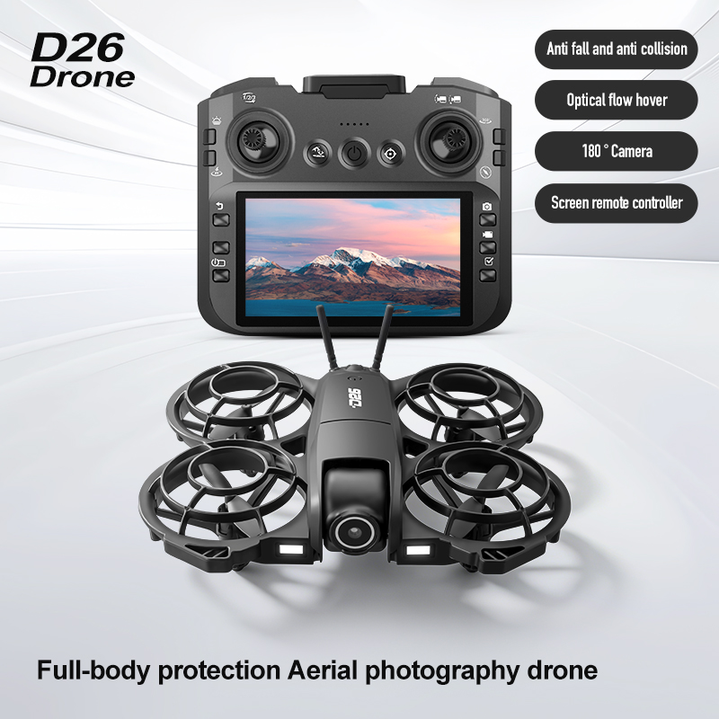 D26 Drone 4K Aerial HD 180° Ca - đánh giá và giá Drone Camera With Gimbal