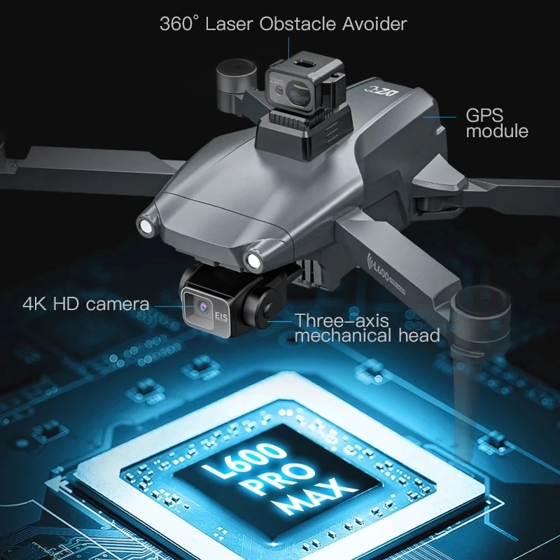 L600 PRO MAX GPS Drone Profess - đánh giá và giá Drone Camera Night Vision