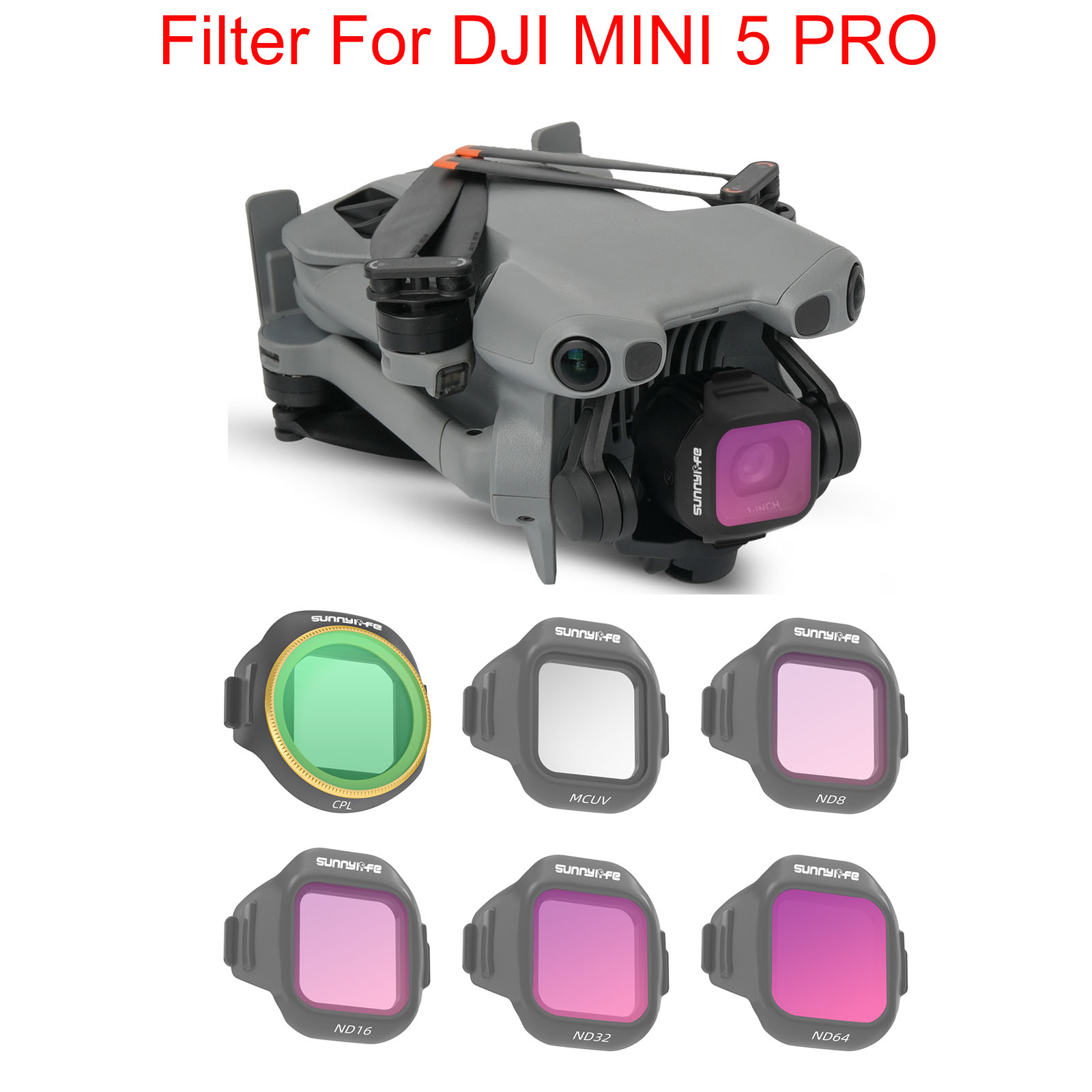Drone Filter For DJI Mini 5 Pr - đánh giá và giá Drone Camera Filter