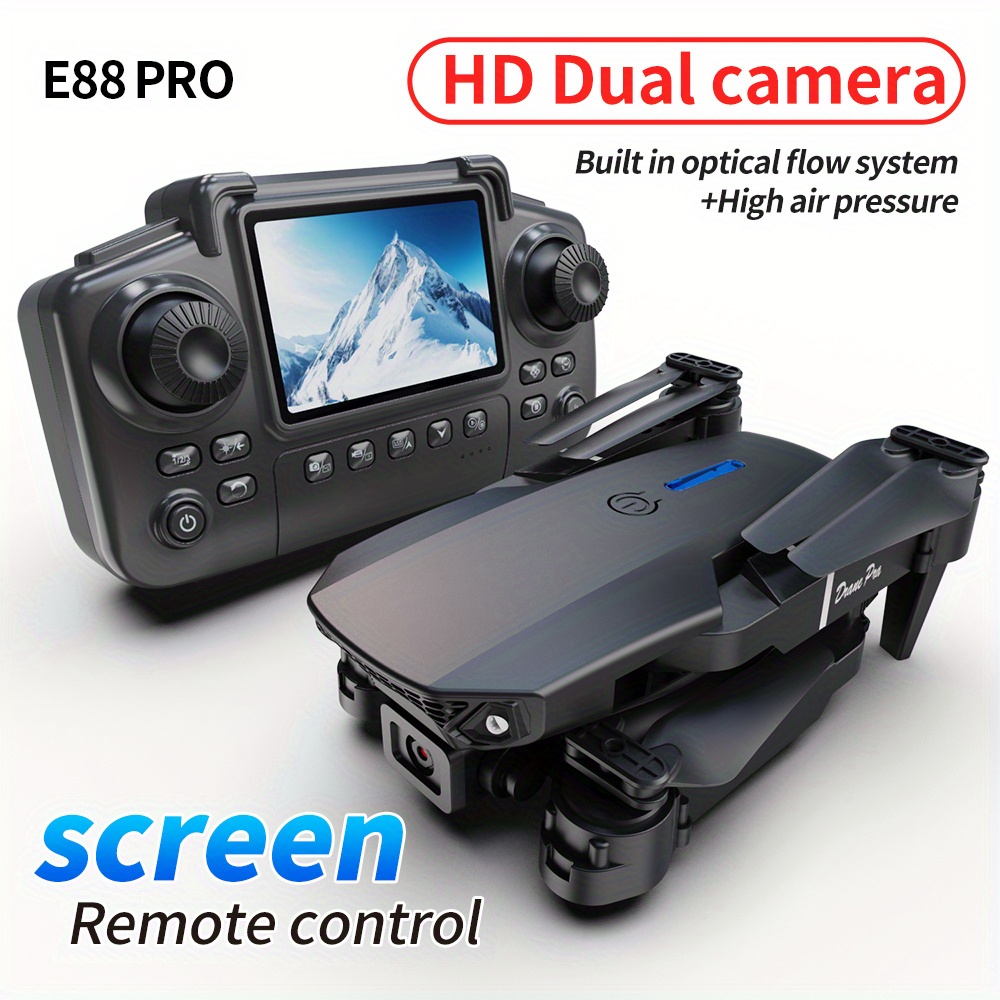 E88 Pro RC Drone WiFi FPV Heig - đánh giá và giá Drone Camera Wide Angle