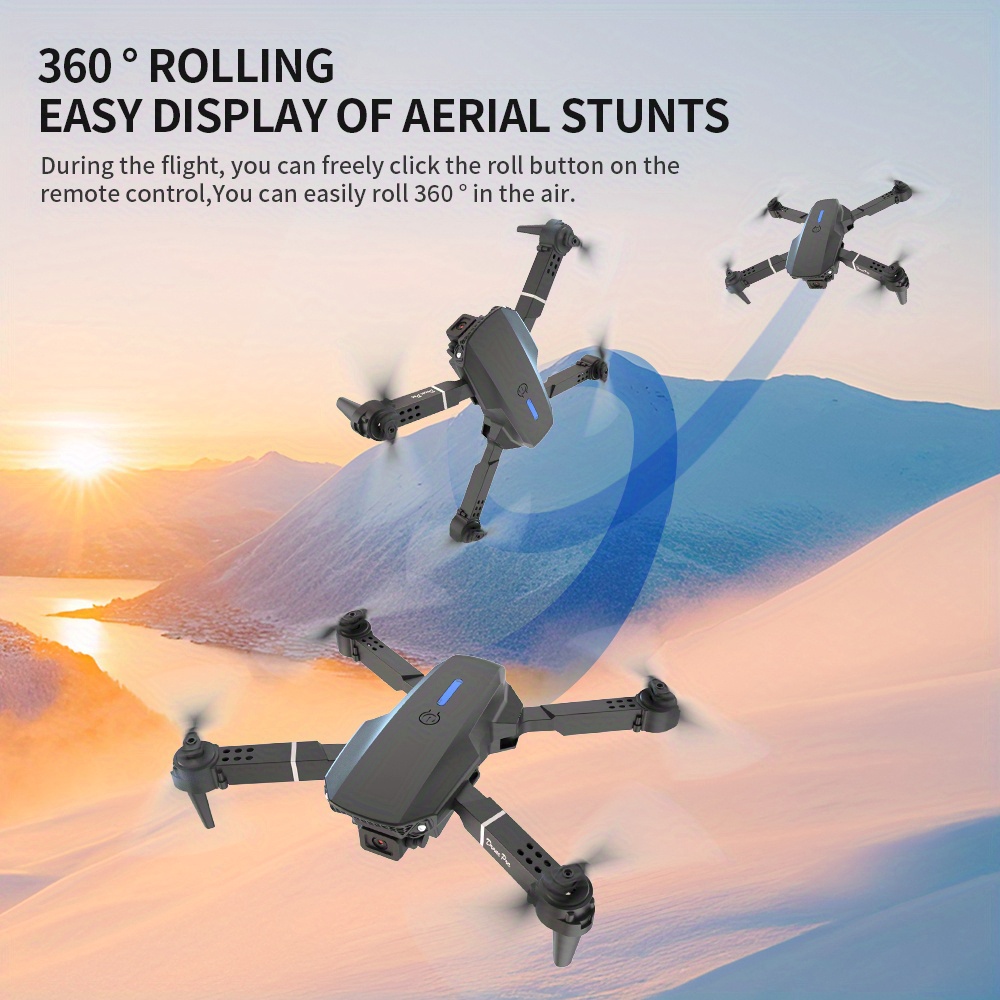 E88 Pro RC Drone WiFi FPV Heig - đánh giá và giá Drone Camera Wide Angle