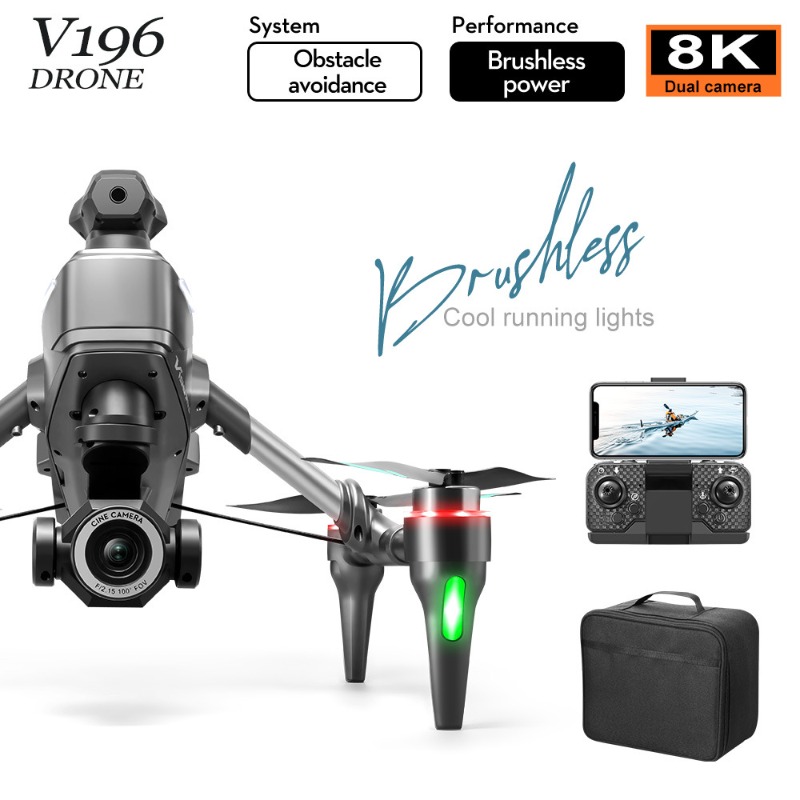 2025 V196 Automatic Obstacle A - đánh giá và giá Drone Camera With Gimbal