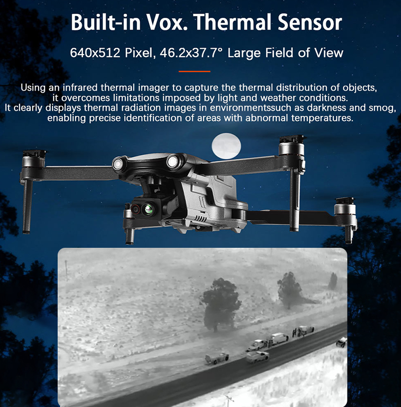 New Arrival 640x512 FPV Drone  - đánh giá và giá Drone Camera Thermal